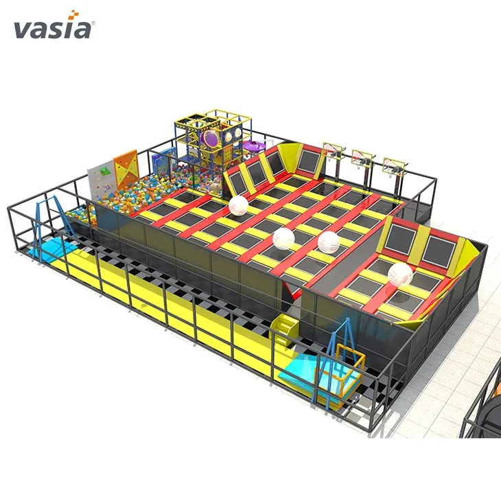 Outdoor Trampoline Park Jumping Zone